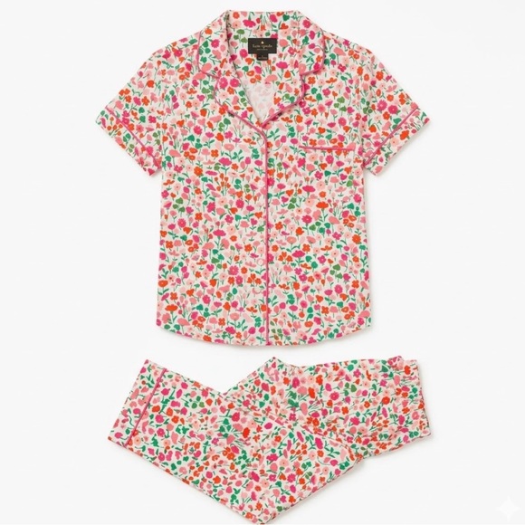 kate spade Other - Kate Spade White Multicolor Floral Pajama Set